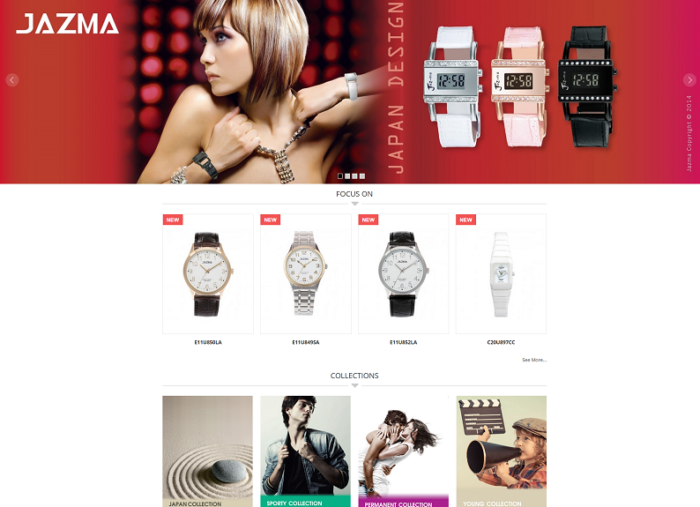 Jazma e-Catalog Website