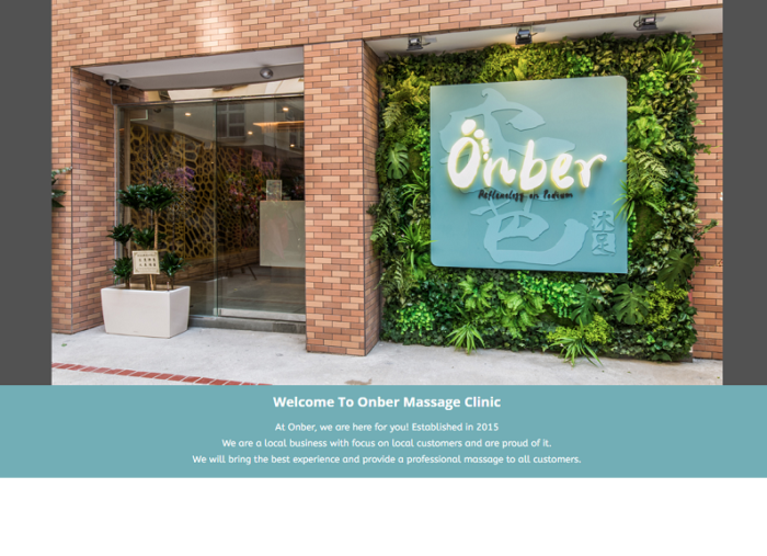 Onber CMS website