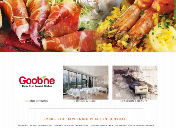 M88 Responsive Website