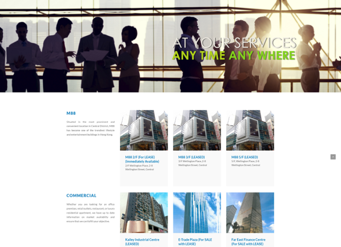 Biz Office Limited property responsive website