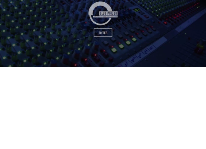 Blue Power Technology Limited responsive website with video background