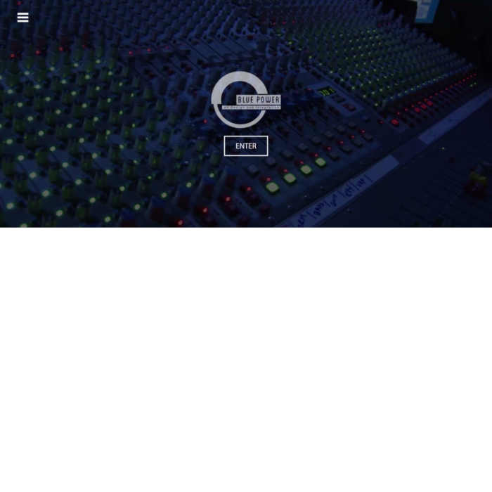 Blue Power Technology Limited responsive website with video background