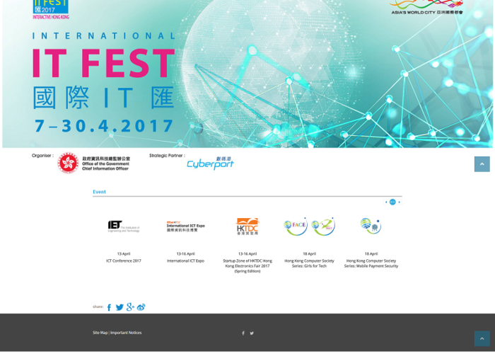 International IT Fest WCAG 2.0 AA WordPress site