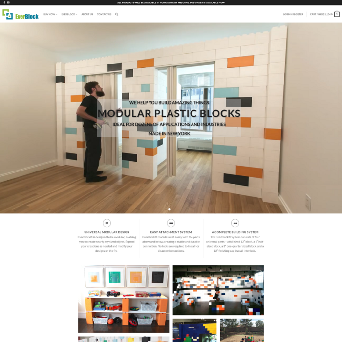 EverBlock WordPress Website (with WooCommerce)