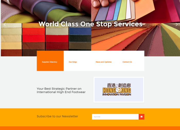 Hong Kong Footwear Association WordPress Website