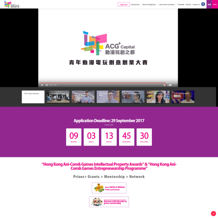 ACG Captial Project WordPress Website