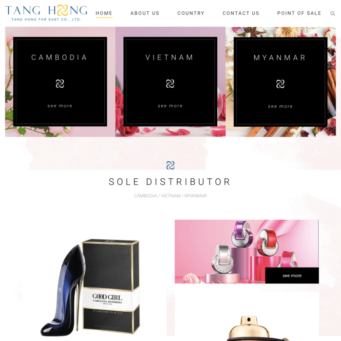 Tang Hong WordPress Website